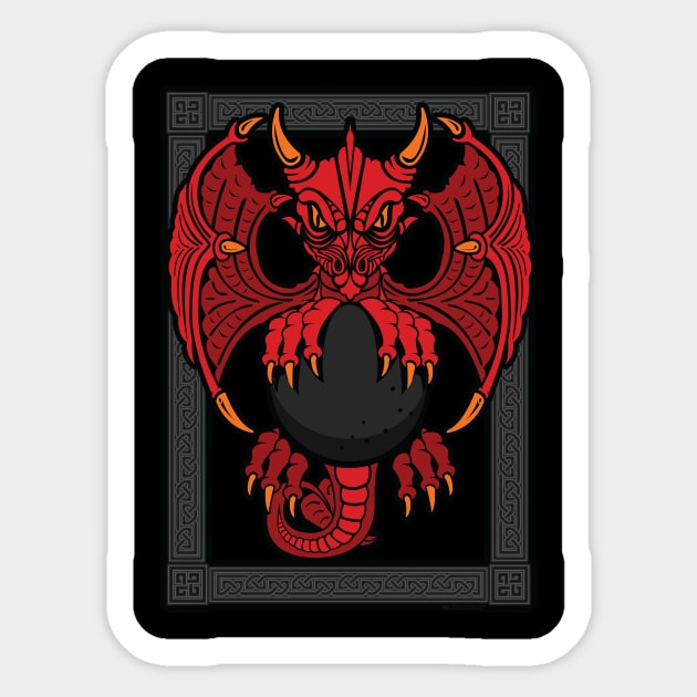 Dragons Sticker by QuickyDesigns